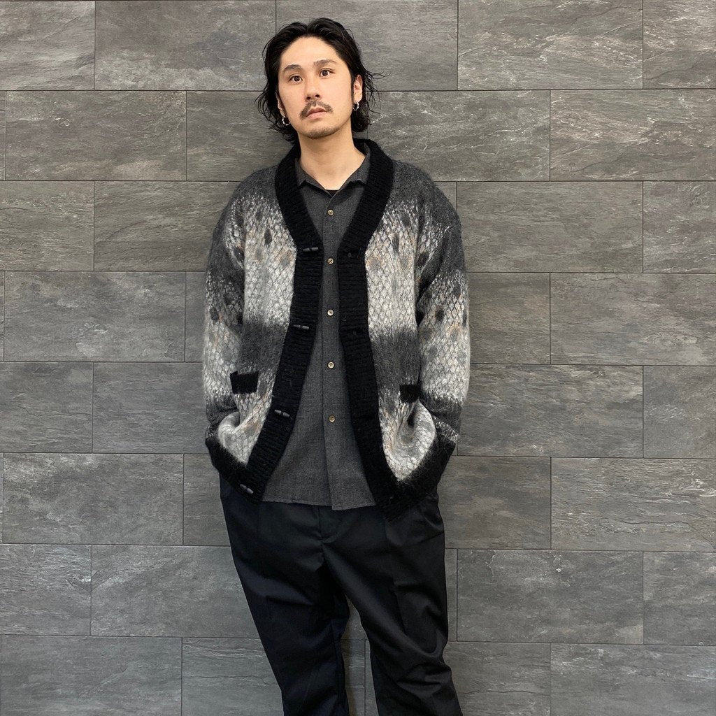 BROWN TROUT CARDIGAN #GRAY [SC2220-KN01]