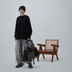 VI-G01T - "Check Box" L/S Graphic Tee #BLACK [GOOPI-22AW-OCT-4]