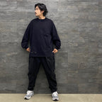 VI-G01T - "Check Box" L/S Graphic Tee #BLACK [GOOPI-22AW-OCT-4]