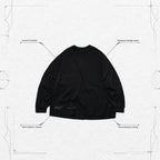 VI-G01T - "Check Box" L/S Graphic Tee #BLACK [GOOPI-22AW-OCT-4]