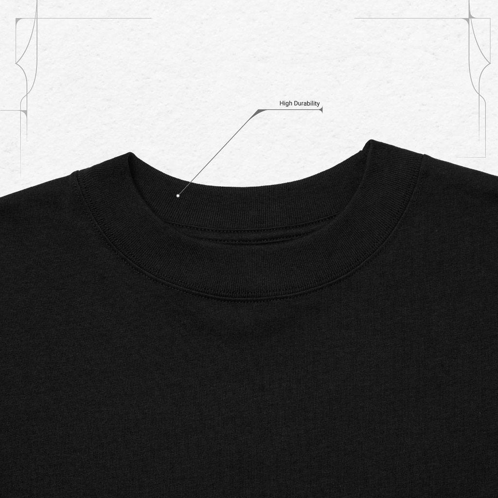 VI-G01T - "Check Box" L/S Graphic Tee #BLACK [GOOPI-22AW-OCT-4]