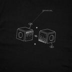 VI-G01T - "Check Box" L/S Graphic Tee #BLACK [GOOPI-22AW-OCT-4]