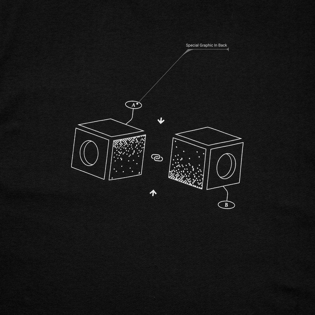 VI-G01T - "Check Box" L/S Graphic Tee #BLACK [GOOPI-22AW-OCT-4]