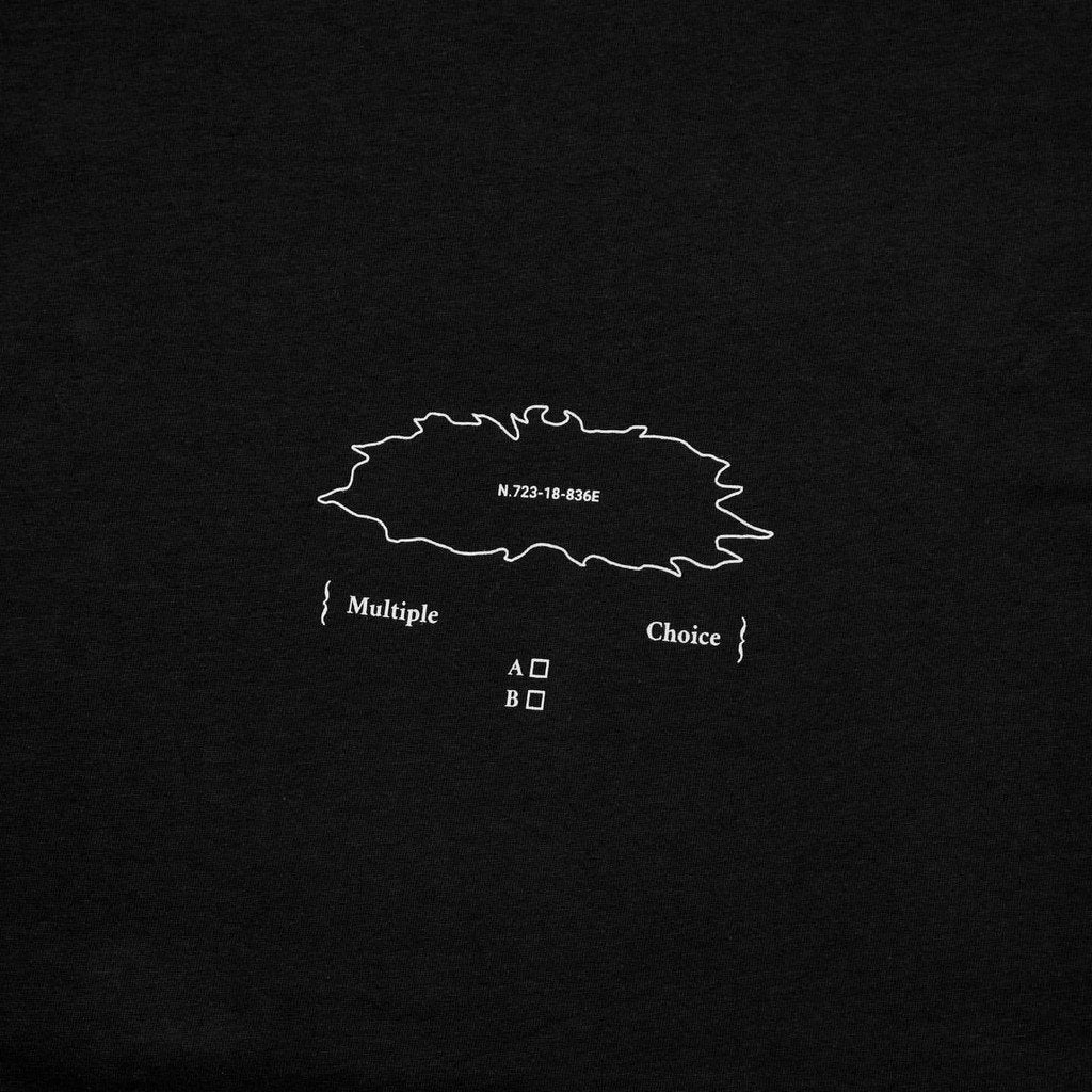 VI-G01T - "Check Box" L/S Graphic Tee #BLACK [GOOPI-22AW-OCT-4]