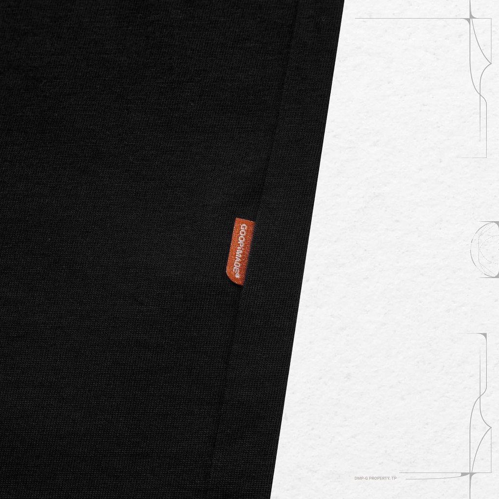 VI-G01T - "Check Box" L/S Graphic Tee #BLACK [GOOPI-22AW-OCT-4]