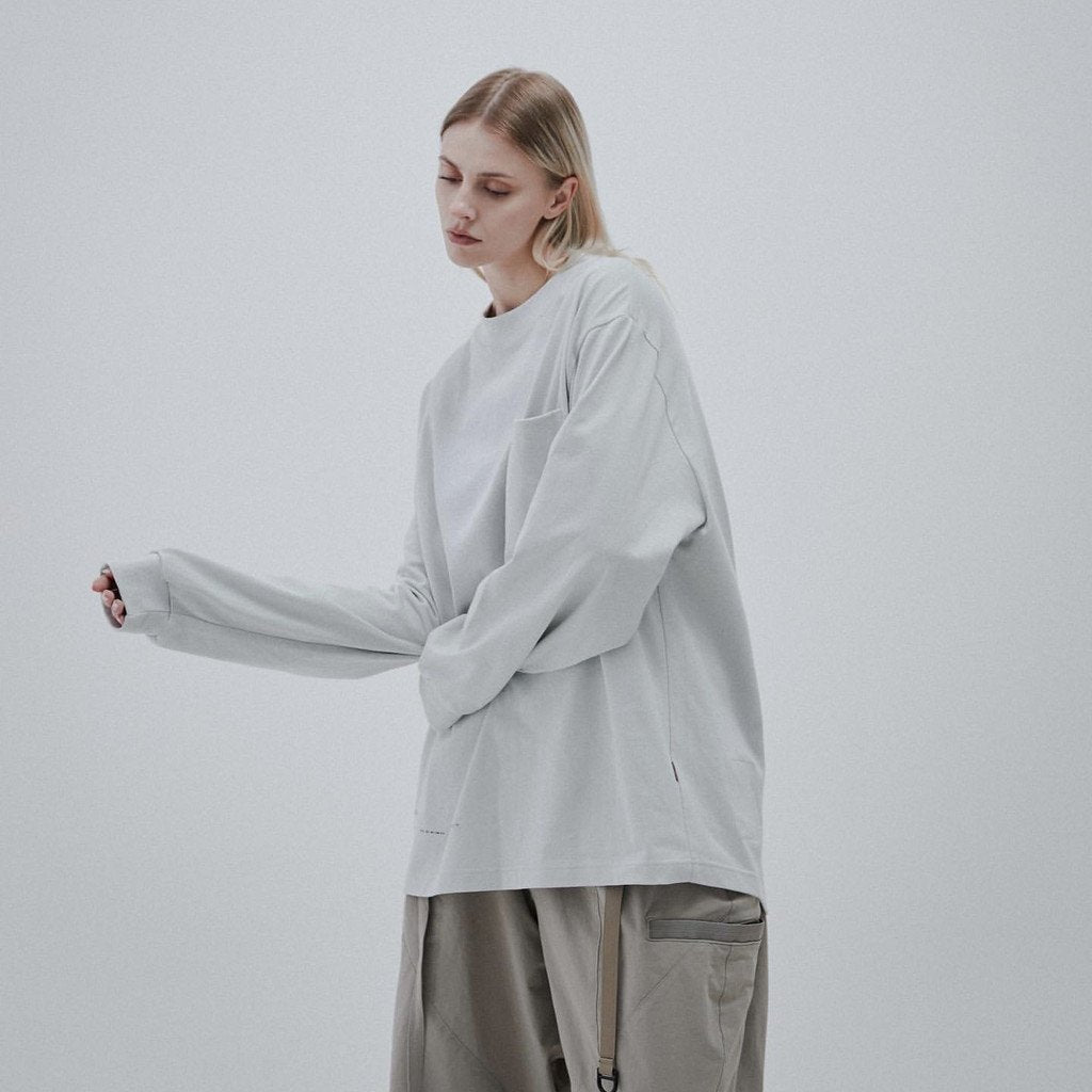 VI-G01T - “複選框”L/S 圖案 T 卹 #FOG [GOOPI-22AW-OCT-4]