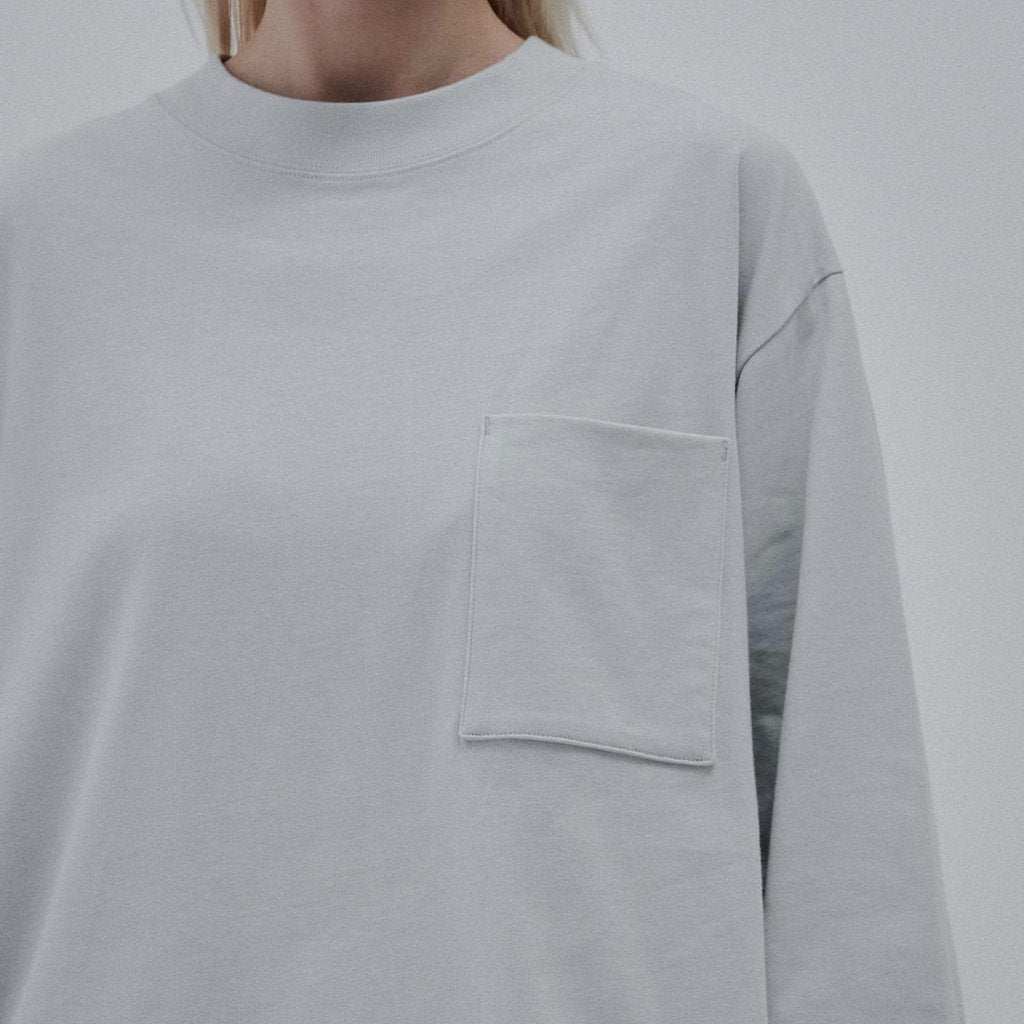 VI-G01T - “複選框”L/S 圖案 T 卹 #FOG [GOOPI-22AW-OCT-4]