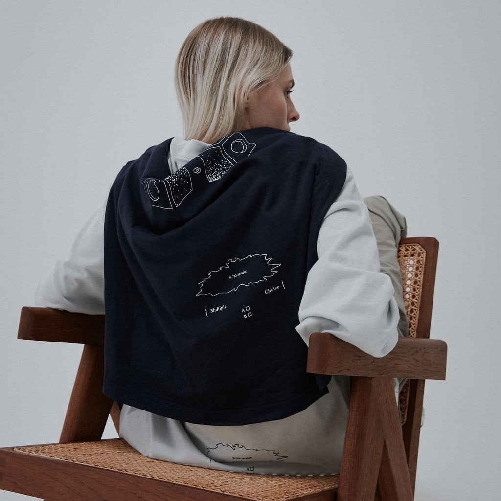 VI-G01T - “複選框”L/S 圖案 T 卹 #FOG [GOOPI-22AW-OCT-4]