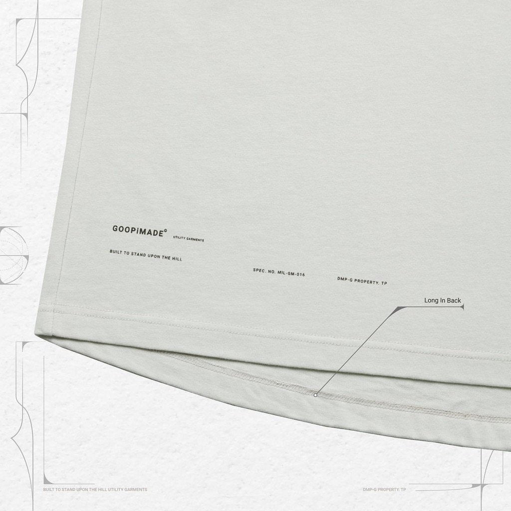 VI-G01T - “複選框”L/S 圖案 T 卹 #FOG [GOOPI-22AW-OCT-4]