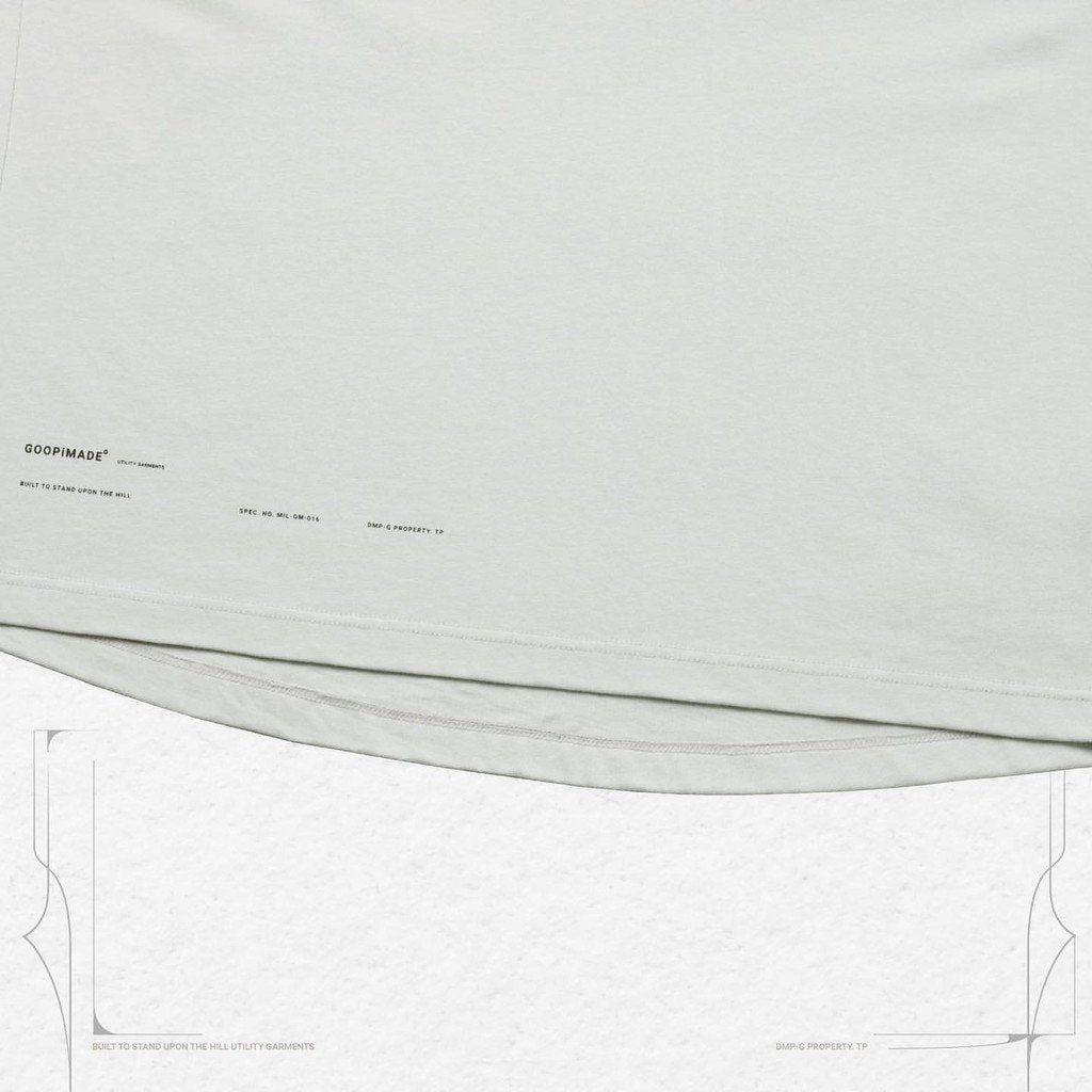 VI-G01T - “複選框”L/S 圖案 T 卹 #FOG [GOOPI-22AW-OCT-4]