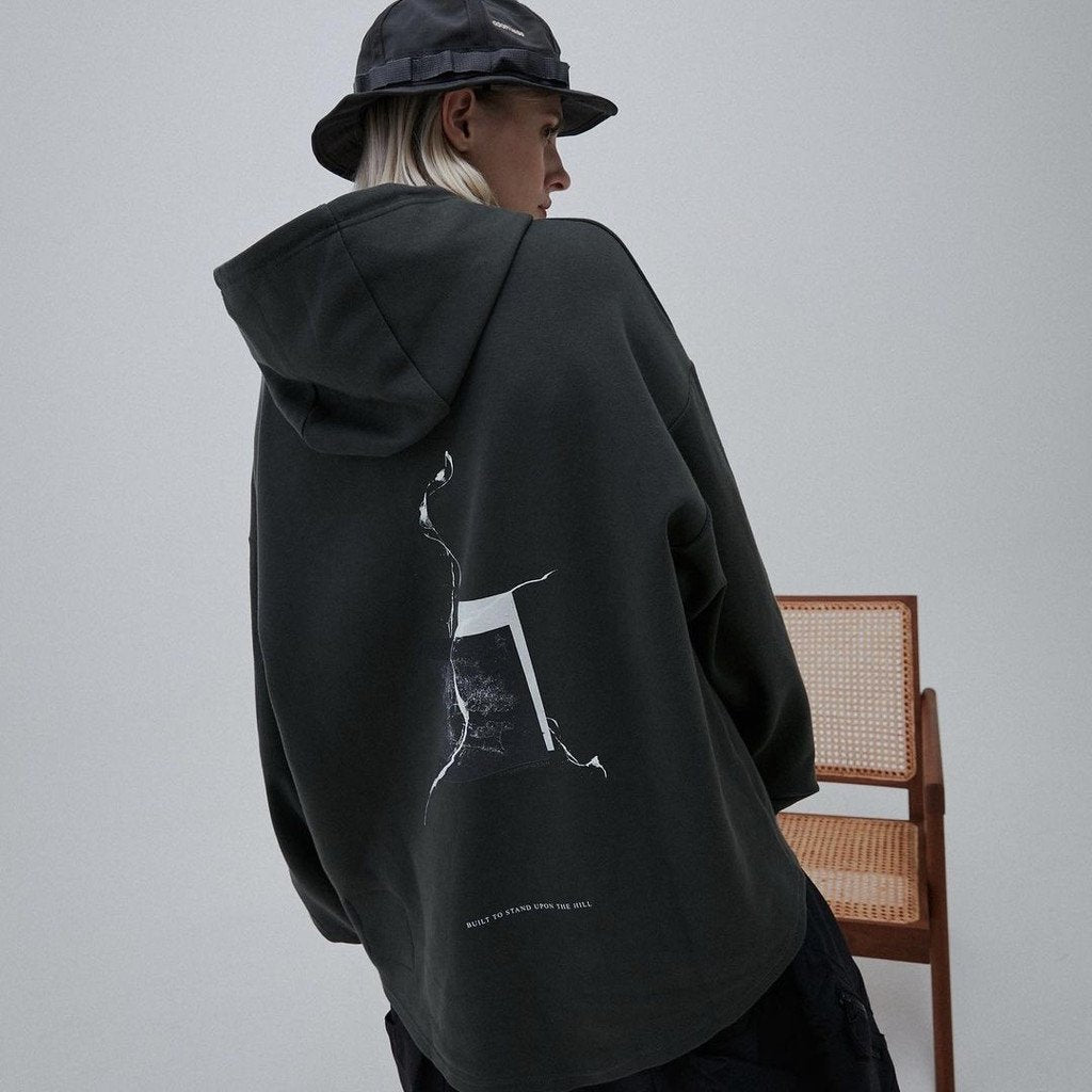 VI-X01H - “6th” 標誌連帽衫 #D-BUSCHGRUN [GOOPI-22AW-OCT-3]