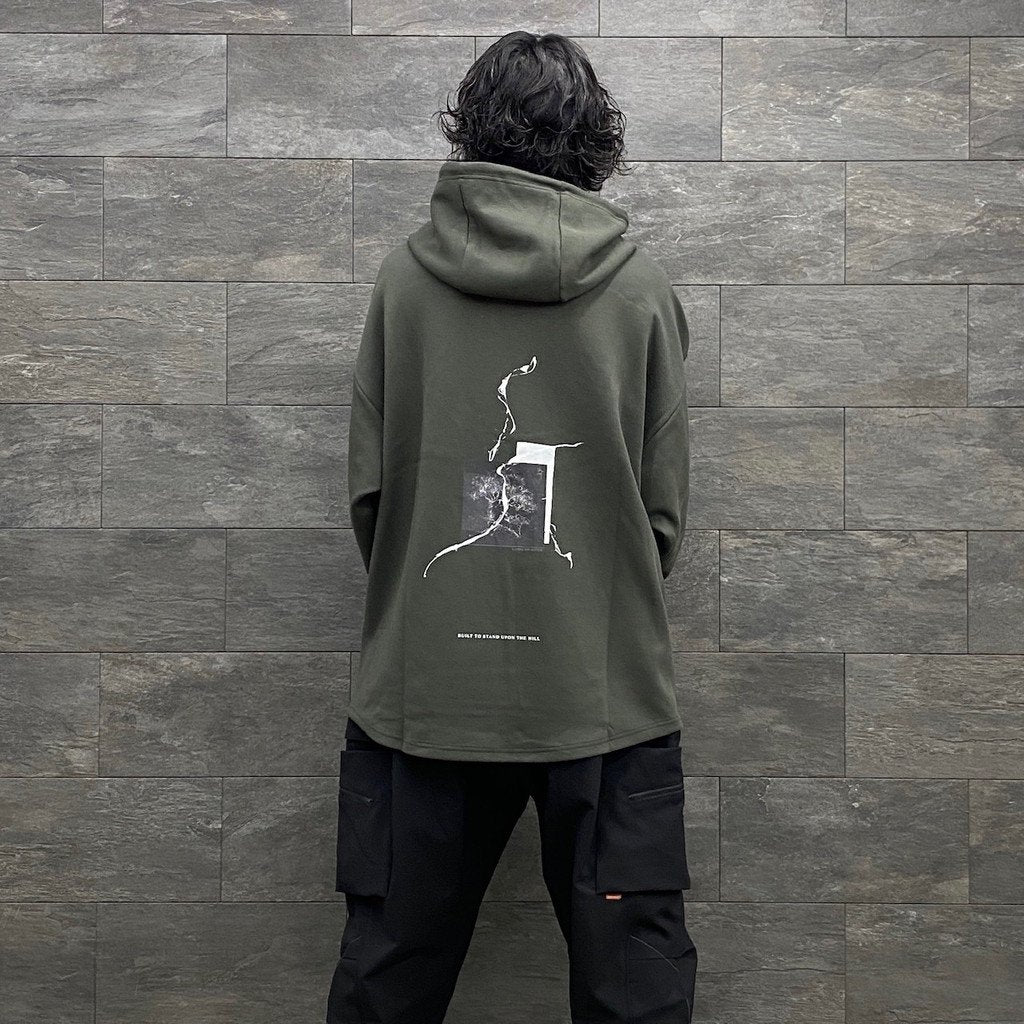 VI-X01H - “6th” 標誌連帽衫 #D-BUSCHGRUN [GOOPI-22AW-OCT-3]