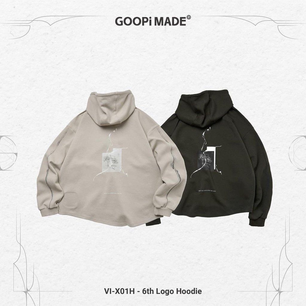 VI-X01H - 「6th」 Logo Hoodie #D-BUSCHGRUN [GOOPI-22AW-OCT-3] _