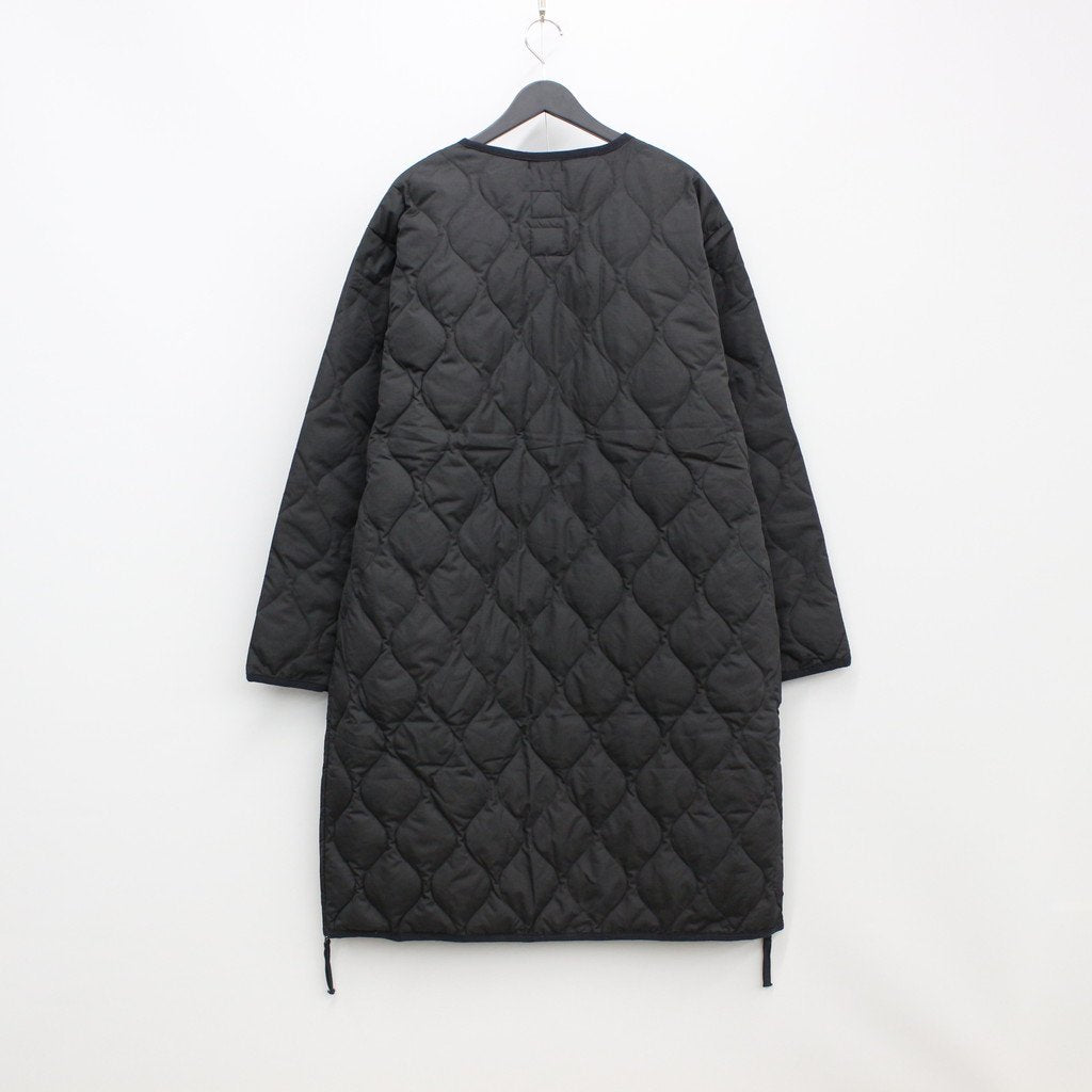 MILITARY CREW NECK DOWN COAT #BLACK [TAION-104BML-1 LONG]