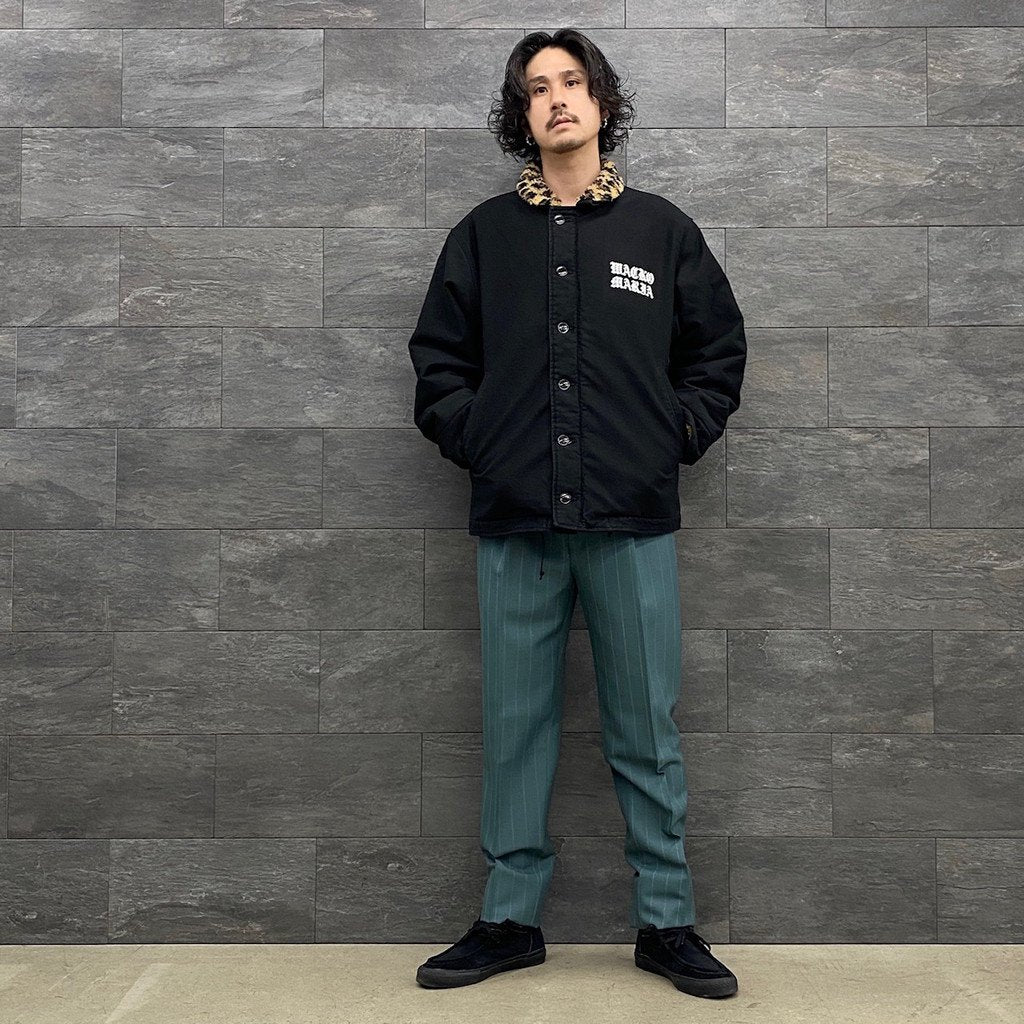 PLEATED TROUSERS -TYPE 1- #GREEN [22FW-WMP-TR19]