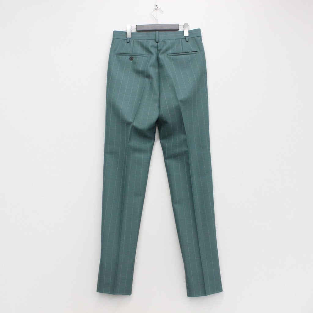 PLEATED TROUSERS -TYPE 1- #GREEN [22FW-WMP-TR19]