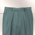 PLEATED TROUSERS -TYPE 1- #GREEN [22FW-WMP-TR19]
