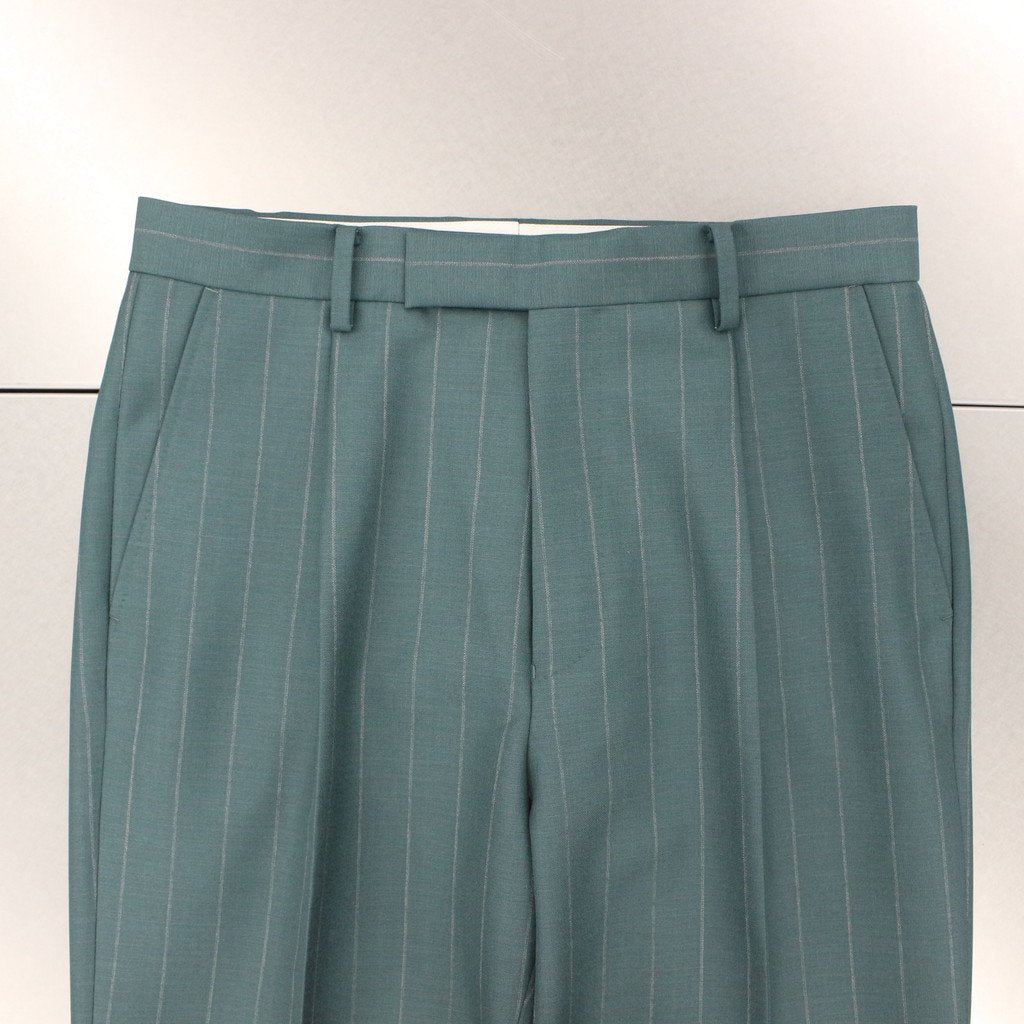 PLEATED TROUSERS -TYPE 1- #GREEN [22FW-WMP-TR19]