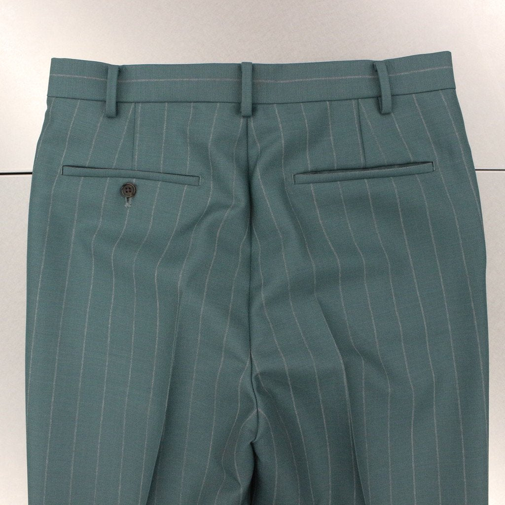 PLEATED TROUSERS -TYPE 1- #GREEN [22FW-WMP-TR19]