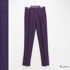 PLEATED TROUSERS -TYPE 1- #PURPLE [22FW-WMP-TR01]