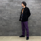 PLEATED TROUSERS -TYPE 1- #PURPLE [22FW-WMP-TR01]