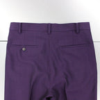 PLEATED TROUSERS -TYPE 1- #PURPLE [22FW-WMP-TR01]