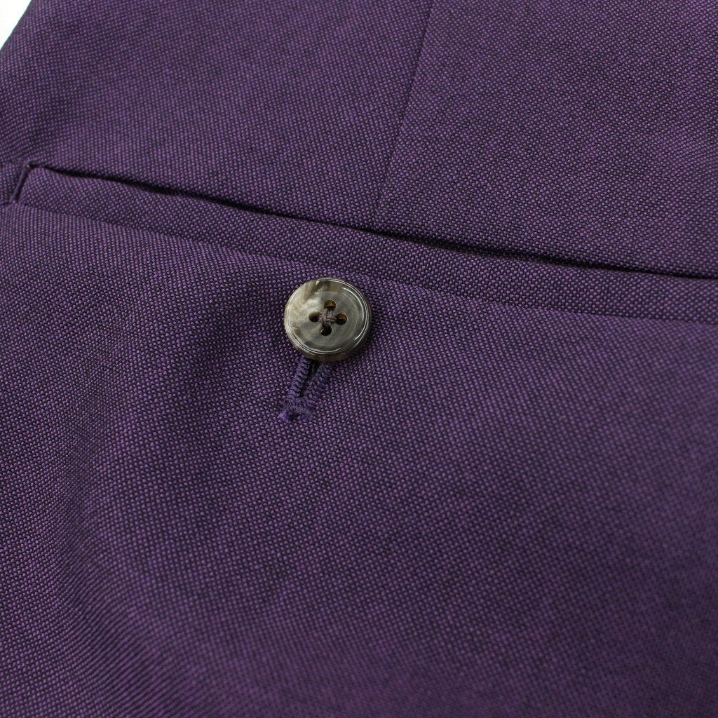 PLEATED TROUSERS -TYPE 1- #PURPLE [22FW-WMP-TR01]