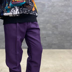 PLEATED TROUSERS -TYPE 1- #PURPLE [22FW-WMP-TR01]