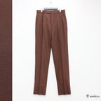 is_PLEATED TROUSERS -TYPE 2- #D-RED [22FW-WMP-TR05]