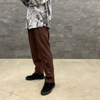 is_PLEATED TROUSERS -TYPE 2- #D-RED [22FW-WMP-TR05]