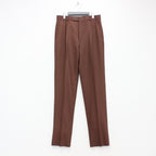 is_PLEATED TROUSERS -TYPE 2- #D-RED [22FW-WMP-TR05]