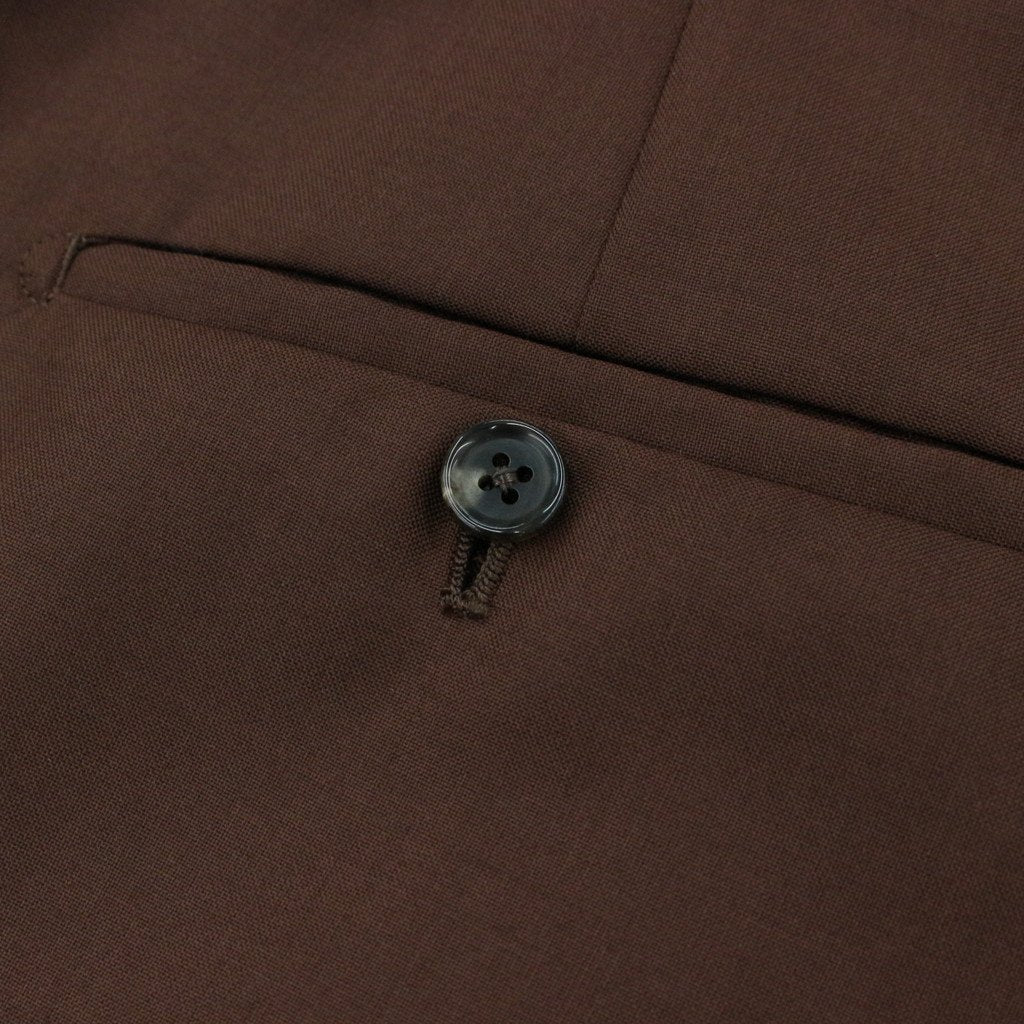 is_PLEATED TROUSERS -TYPE 2- #D-RED [22FW-WMP-TR05]