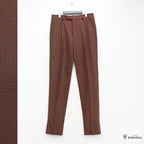 is_PLEATED TROUSERS -TYPE 1- #D-RED [22FW-WMP-TR04]