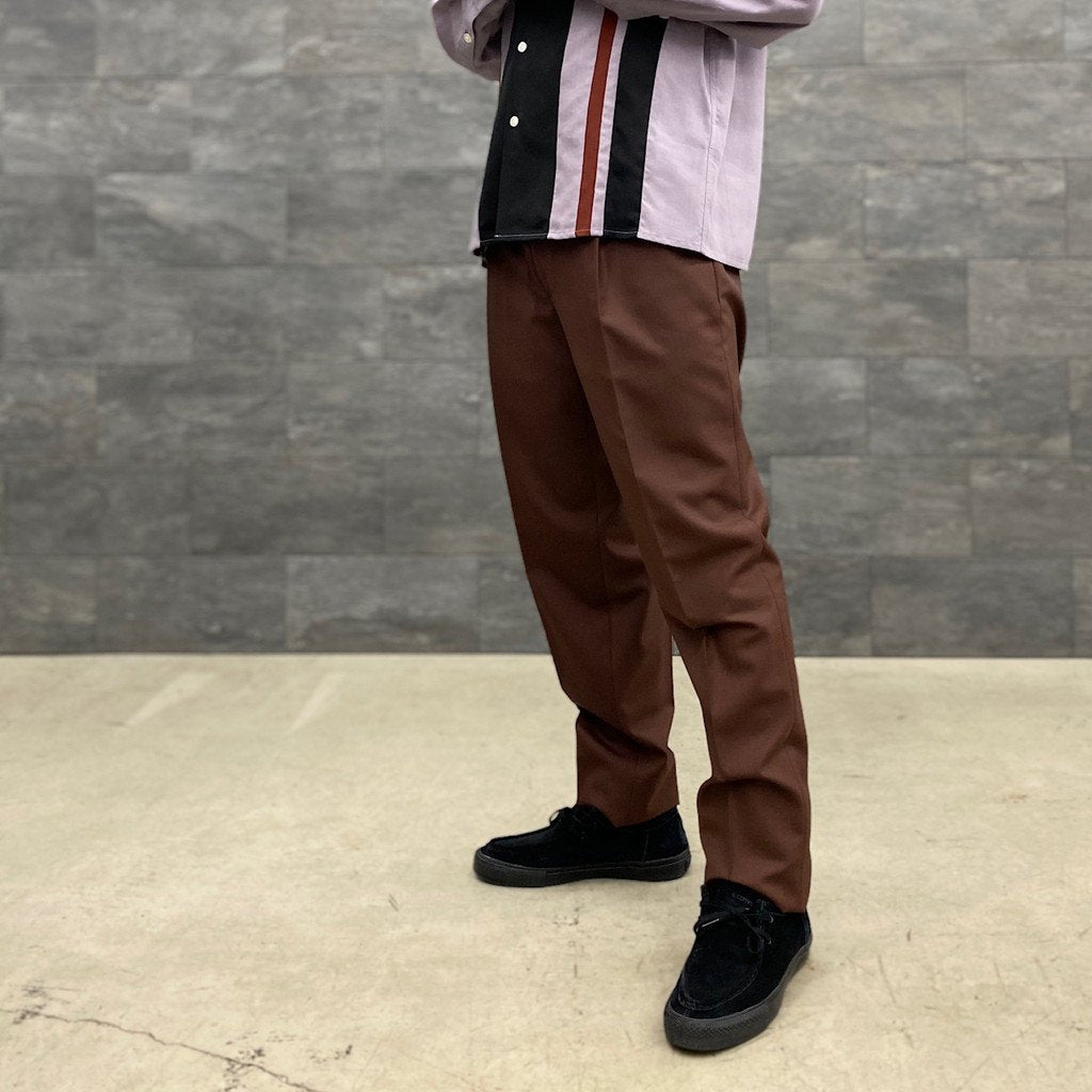 is_PLEATED TROUSERS -TYPE 1- #D-RED [22FW-WMP-TR04]