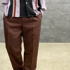 is_PLEATED TROUSERS -TYPE 1- #D-RED [22FW-WMP-TR04]