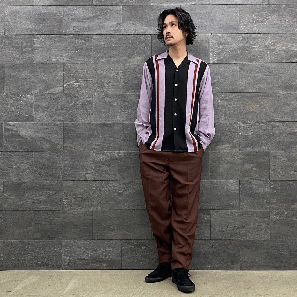 is_PLEATED TROUSERS -TYPE 1- #D-RED [22FW-WMP-TR04]