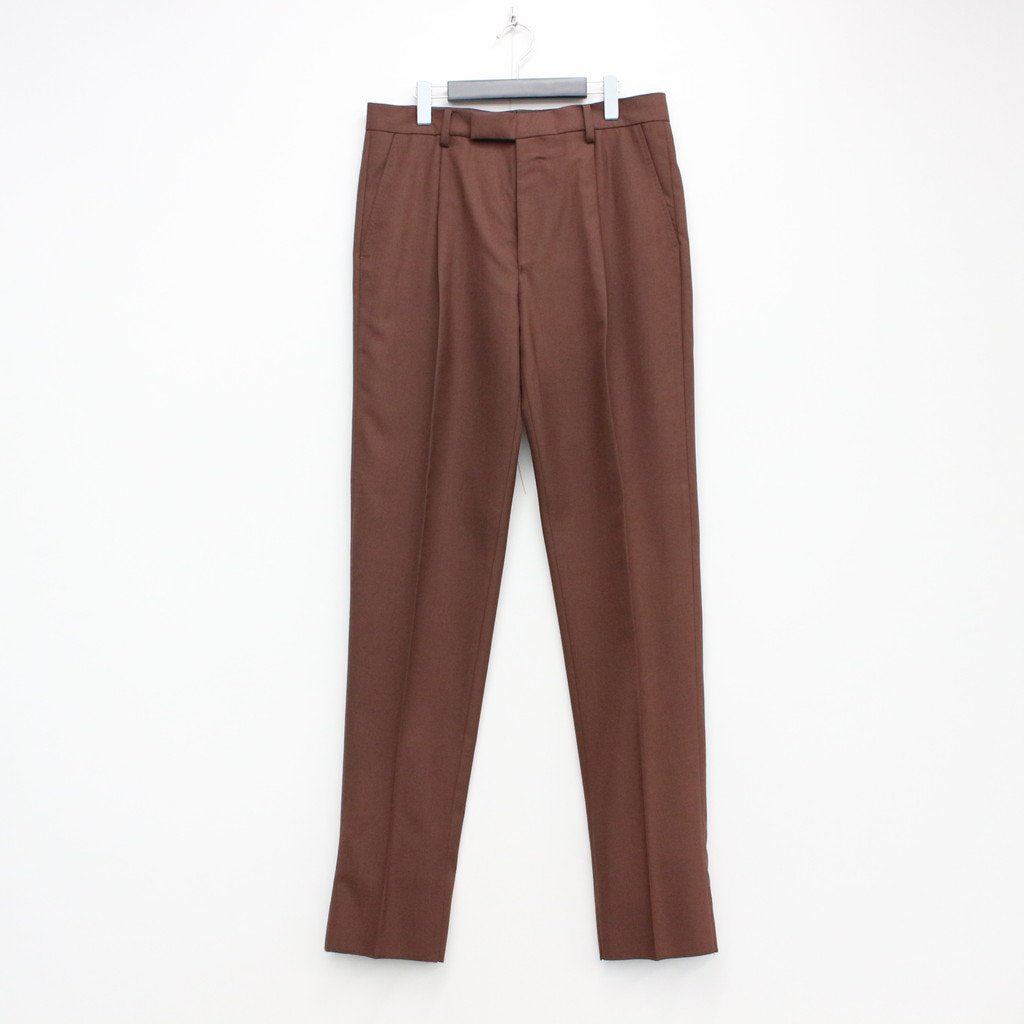 is_PLEATED TROUSERS -TYPE 1- #D-RED [22FW-WMP-TR04]