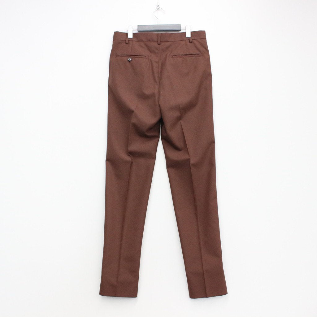 is_PLEATED TROUSERS -TYPE 1- #D-RED [22FW-WMP-TR04]