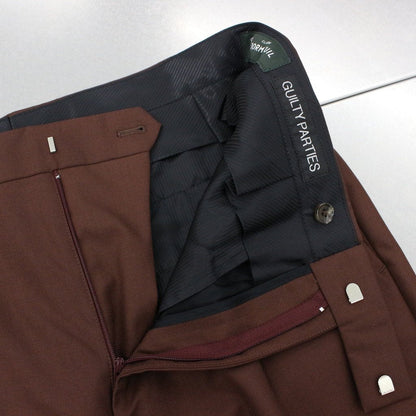 of_PLEATED TROUSERS -TYPE 1- #D-RED [22FW-WMP-TR04]
