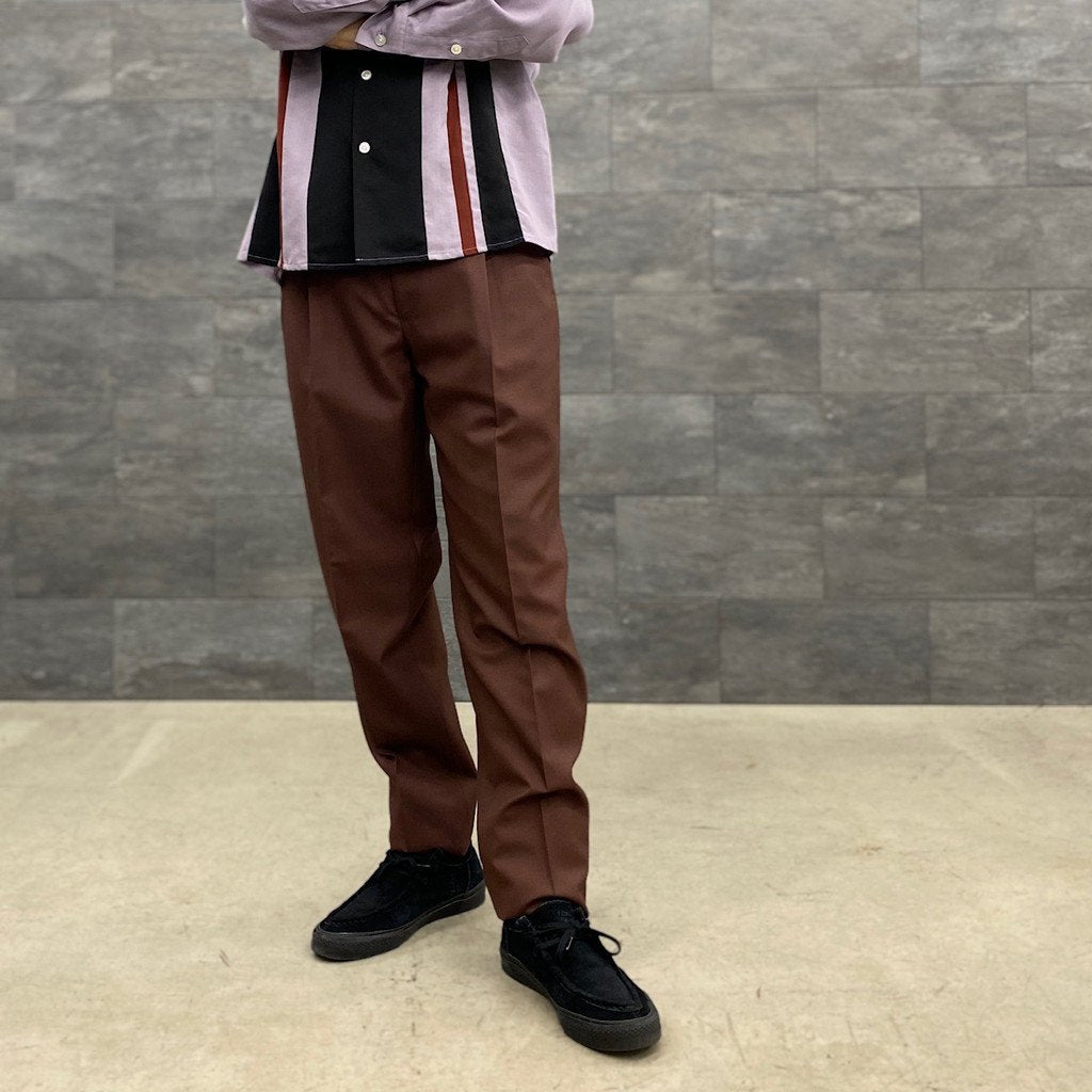is_PLEATED TROUSERS -TYPE 1- #D-RED [22FW-WMP-TR04]