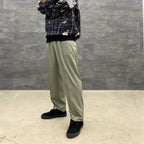 is_PLEATED TROUSERS -TYPE 2- #SMOKY GREEN [22FW-WMP-TR11]