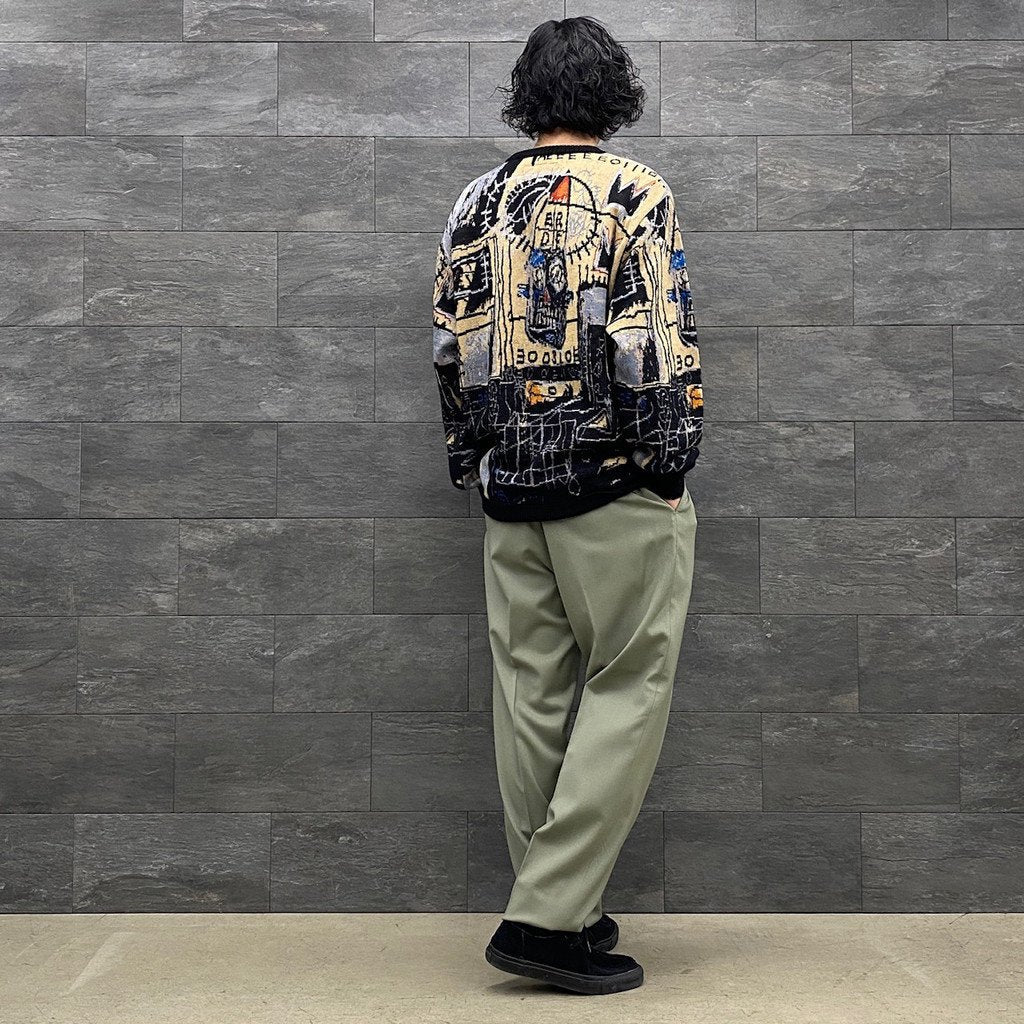 is_PLEATED TROUSERS -TYPE 2- #SMOKY GREEN [22FW-WMP-TR11]