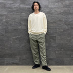 is_PLEATED TROUSERS -TYPE 2- #SMOKY GREEN [22FW-WMP-TR11]