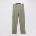 is_PLEATED TROUSERS -TYPE 2- #SMOKY GREEN [22FW-WMP-TR11]