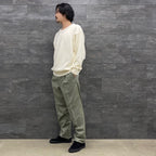 is_PLEATED TROUSERS -TYPE 2- #SMOKY GREEN [22FW-WMP-TR11]