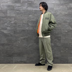 is_PLEATED TROUSERS -TYPE 2- #SMOKY GREEN [22FW-WMP-TR11]