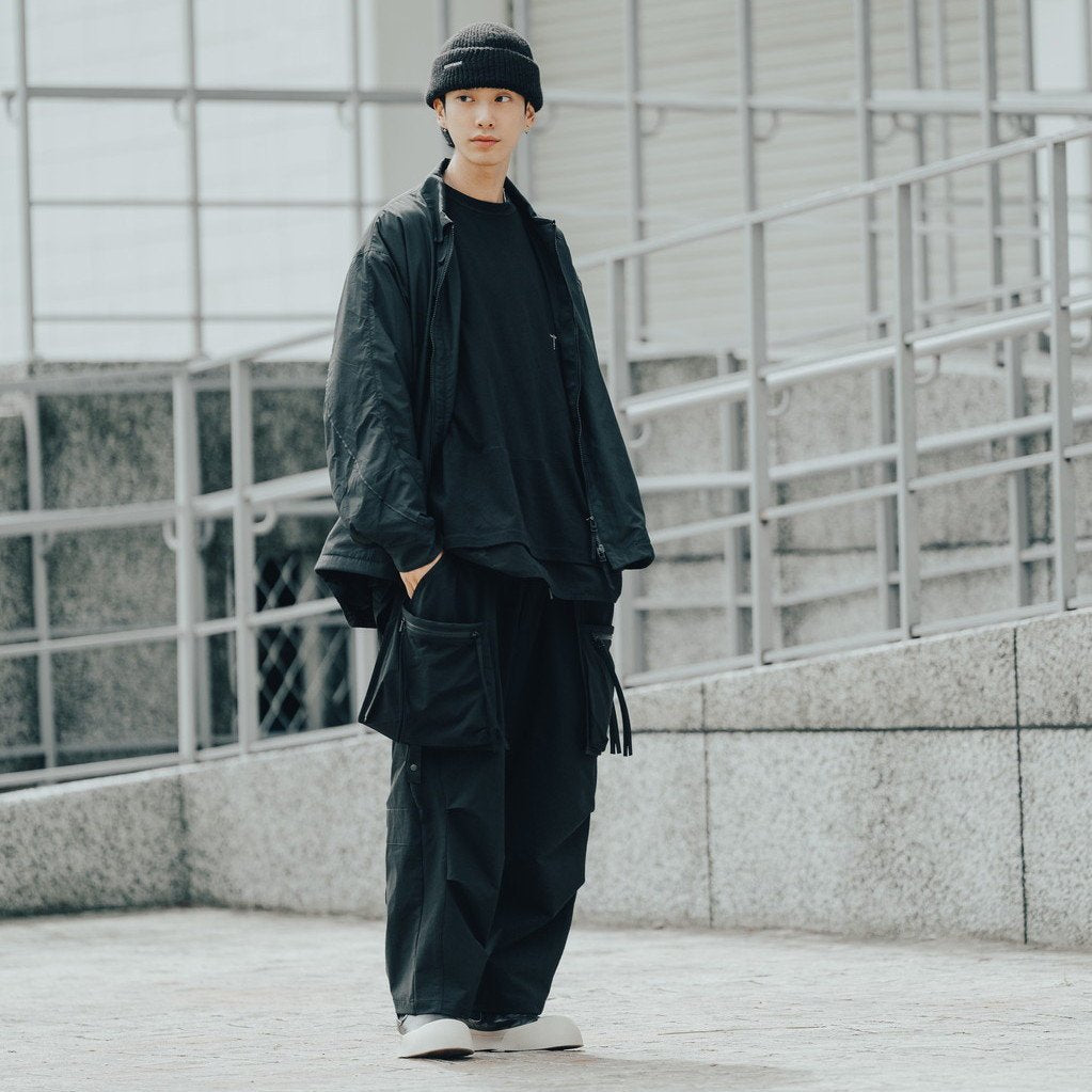 Acrypsis | A 05G - "DUET" R-Shield Pocket Trousers #Black [GOOPI-22SS-AUG-07]