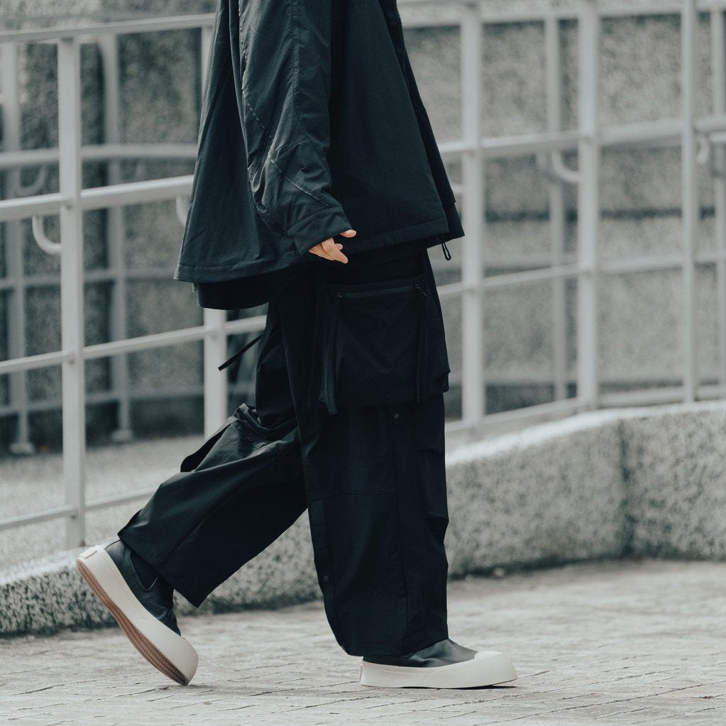 Acrypsis | A 05G - "DUET" R-Shield Pocket Trousers #Black [GOOPI-22SS-AUG-07]