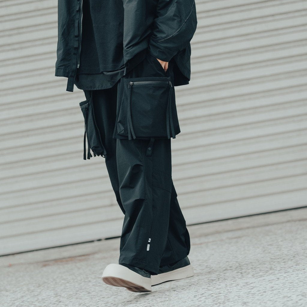 Acrypsis | A 05G - "DUET" R-Shield Pocket Trousers #Black [GOOPI-22SS-AUG-07]