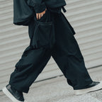 Acrypsis | A 05G - "DUET" R-Shield Pocket Trousers #Black [GOOPI-22SS-AUG-07]